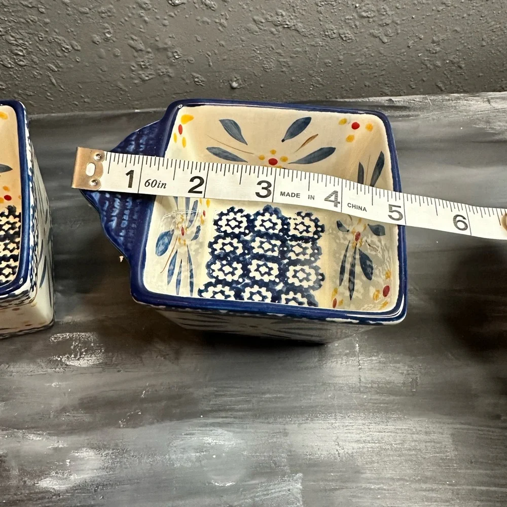 Temp-tations presentable ovenware by Tara old world ceramic set of 2 10oz